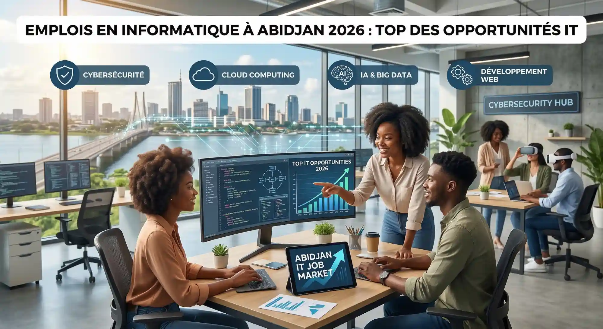 Emplois en Informatique à Abidjan 2026 : Top des Opportunités IT